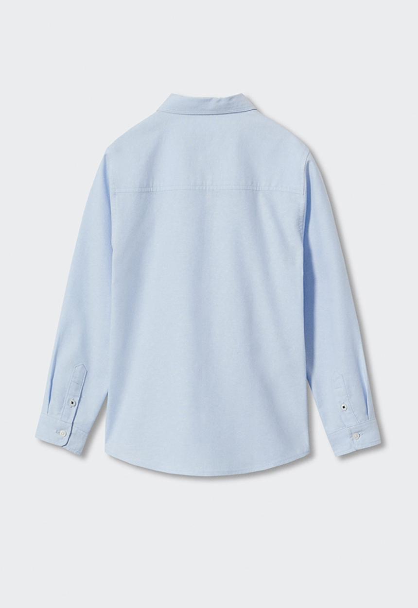 MANGO - Shirt oxford - light blue