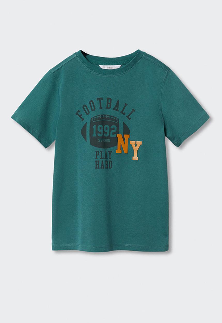 MANGO - T-shirt team - green