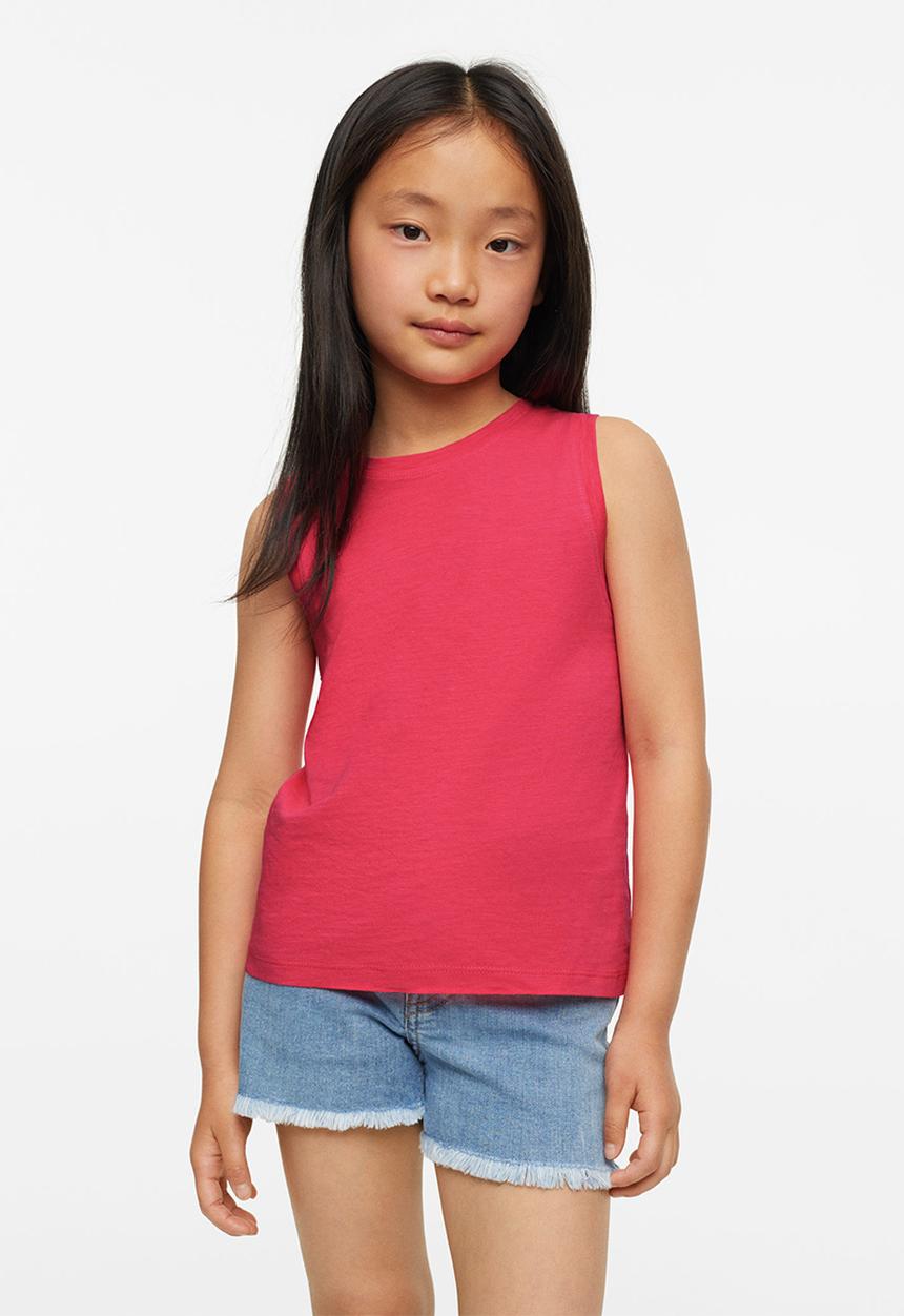 MANGO - T-shirt bandini - bright pink