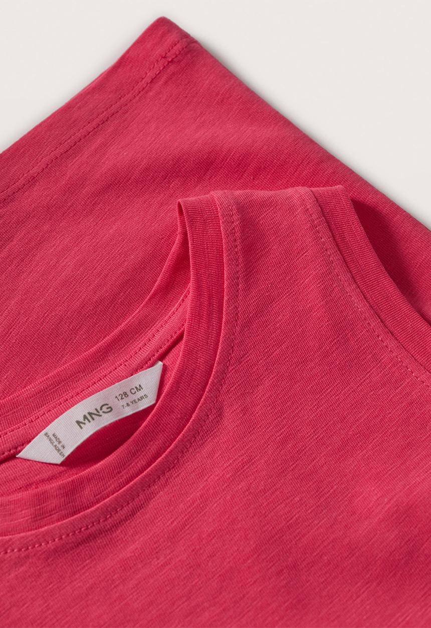 MANGO - T-shirt bandini - bright pink