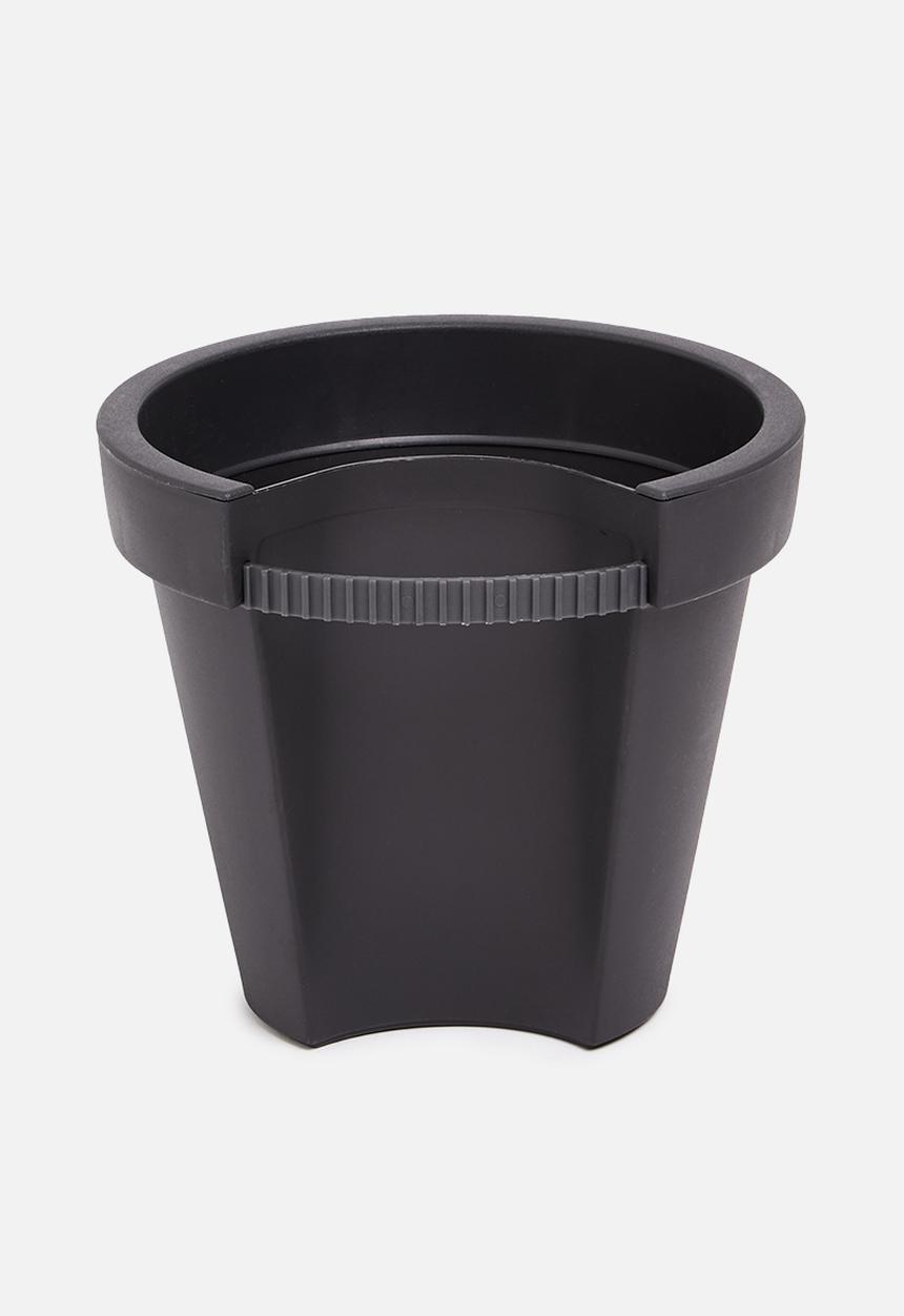 H&S - Clip-on planter pot-black