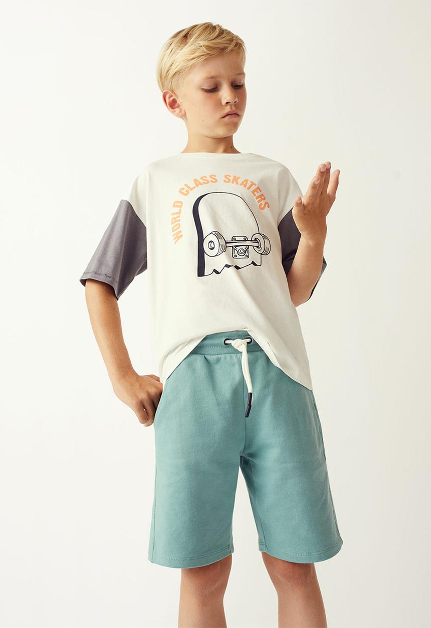 MANGO - T-shirt skating - neutral