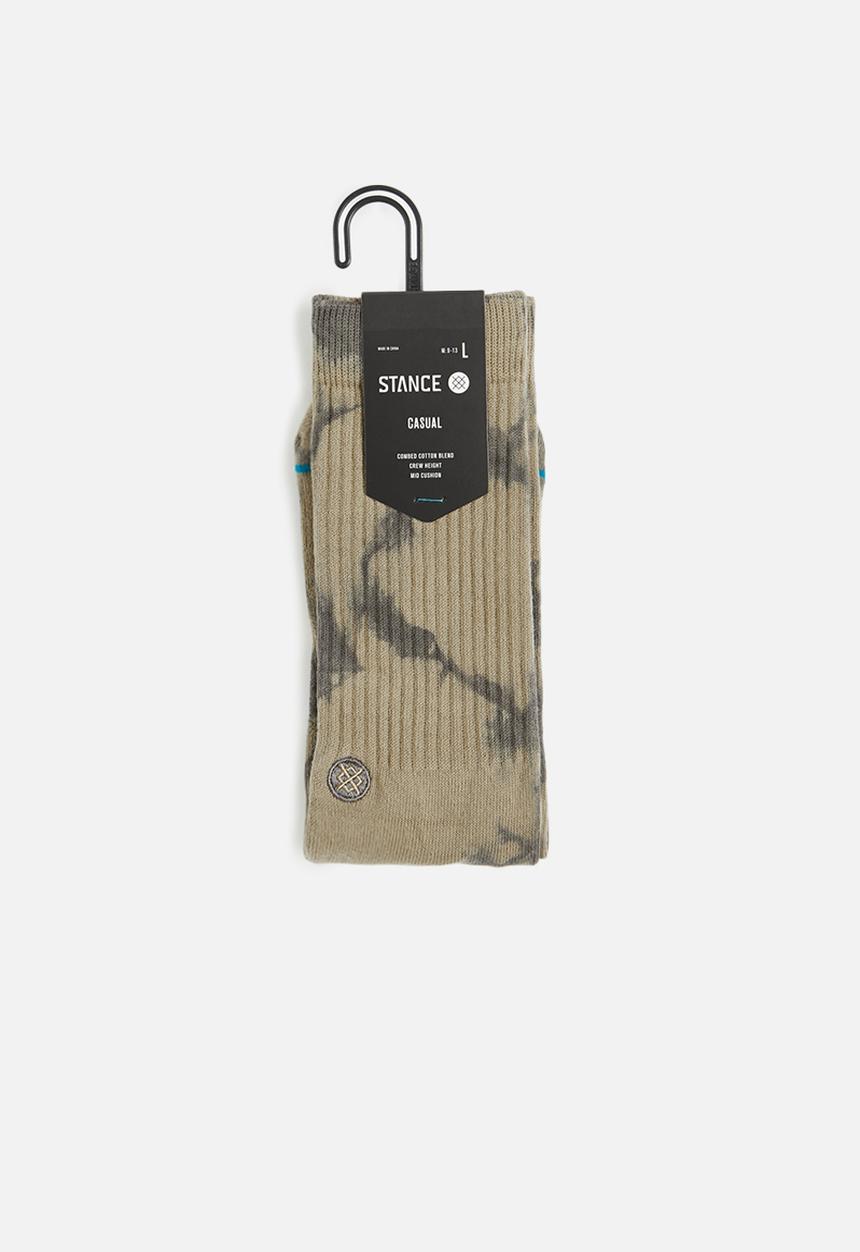 Stance Socks - Hue crew socks - grey