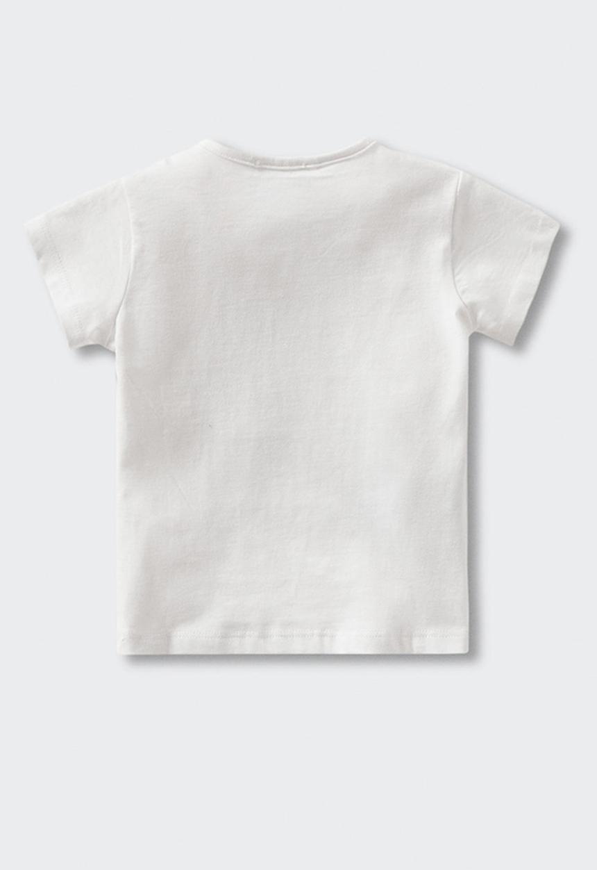 MANGO - T-shirt friends - off white