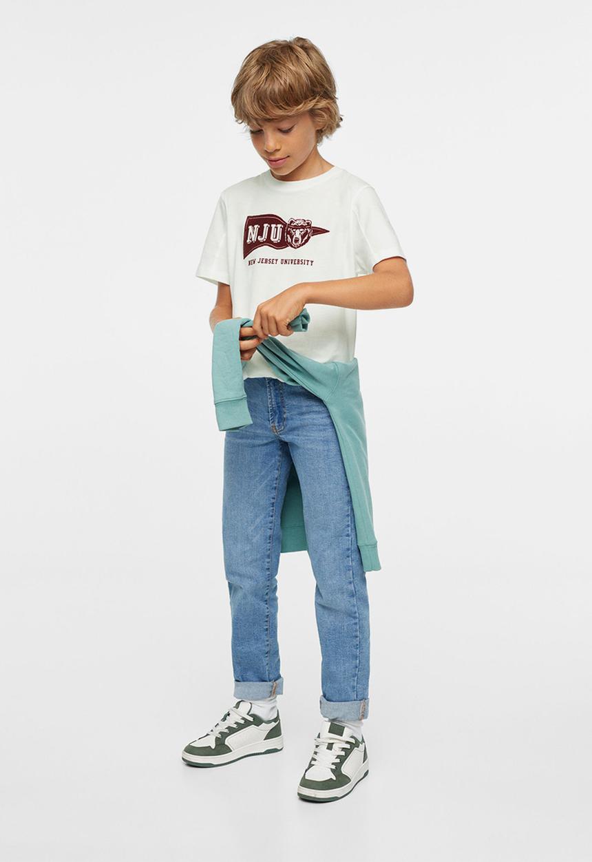 MANGO - T-shirt utah - off white