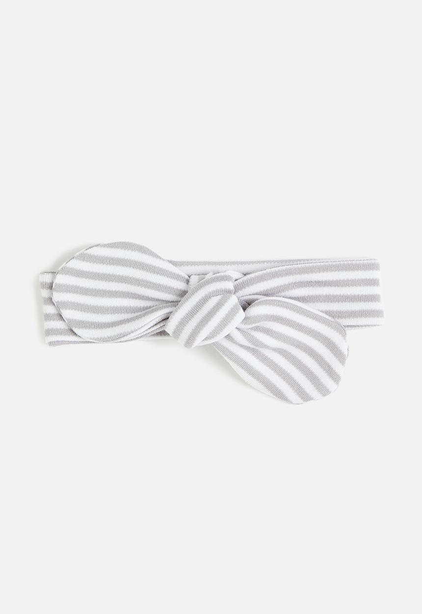 Little Lumps - Headband one size - grey stripe