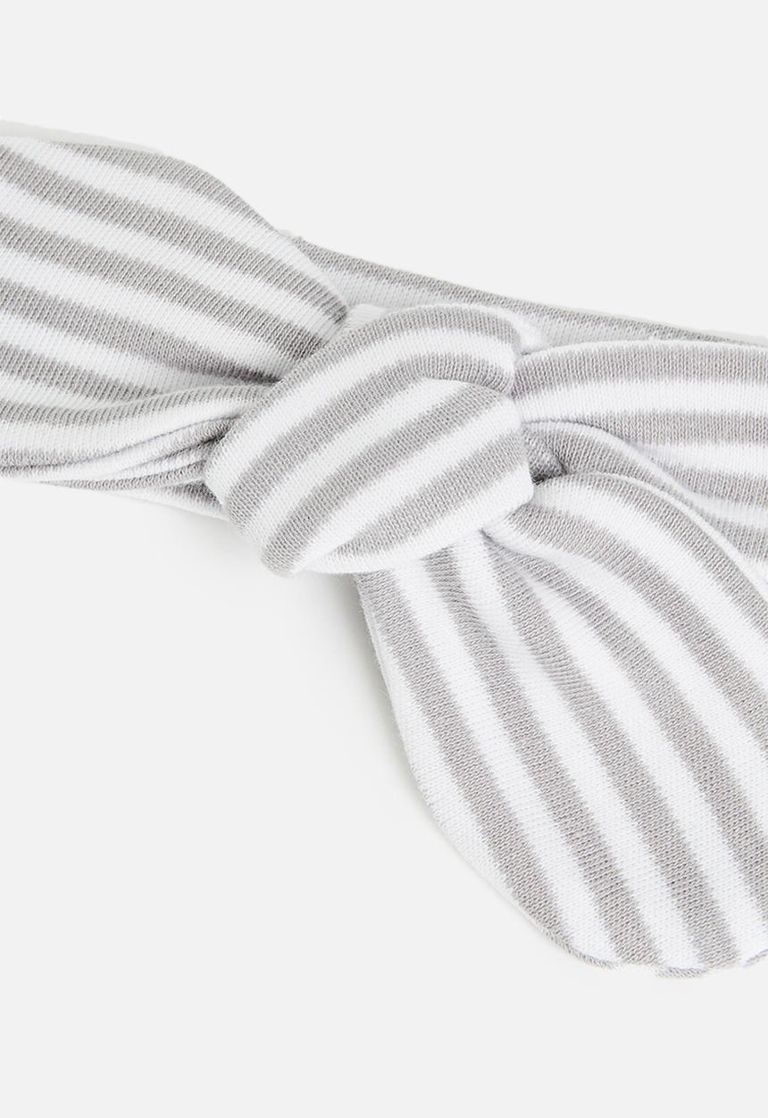Little Lumps - Headband one size - grey stripe