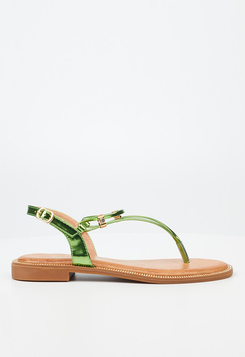 Miss Black - Murano7 slingback sandal - mint