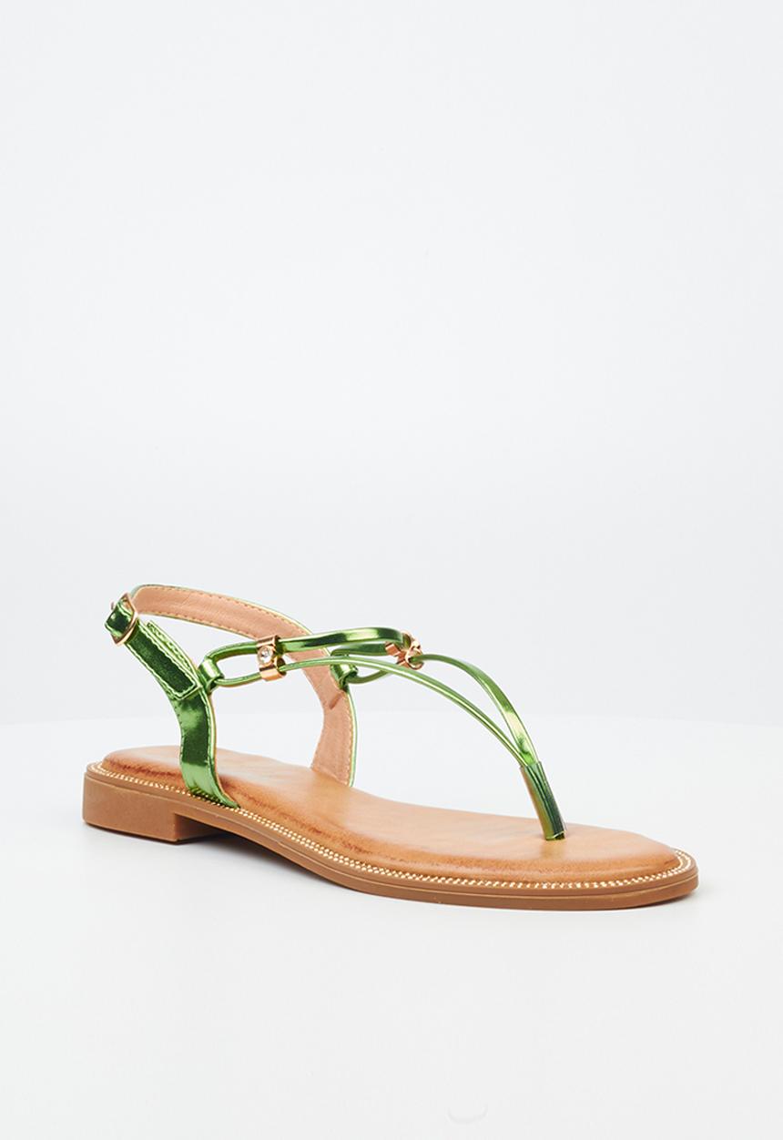 Miss Black - Murano7 slingback sandal - mint