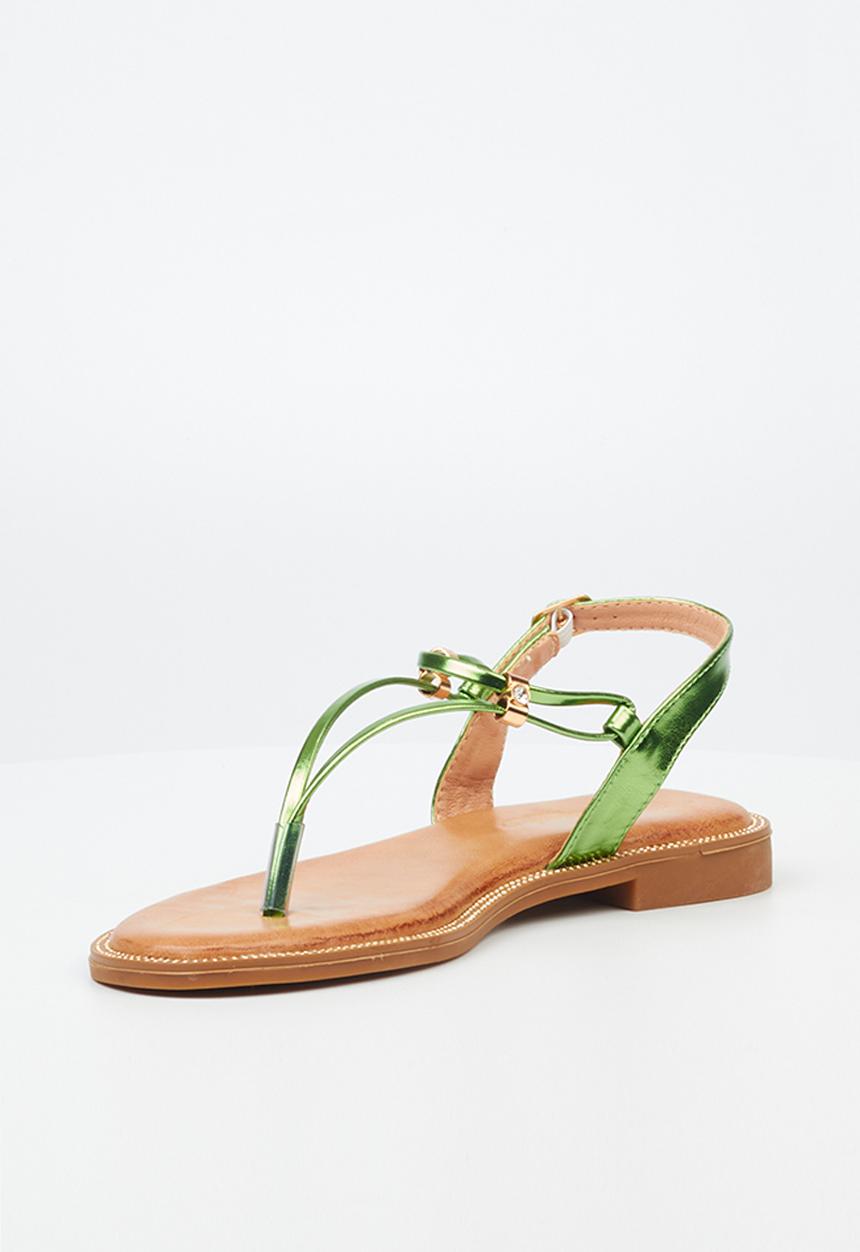 Miss Black - Murano7 slingback sandal - mint
