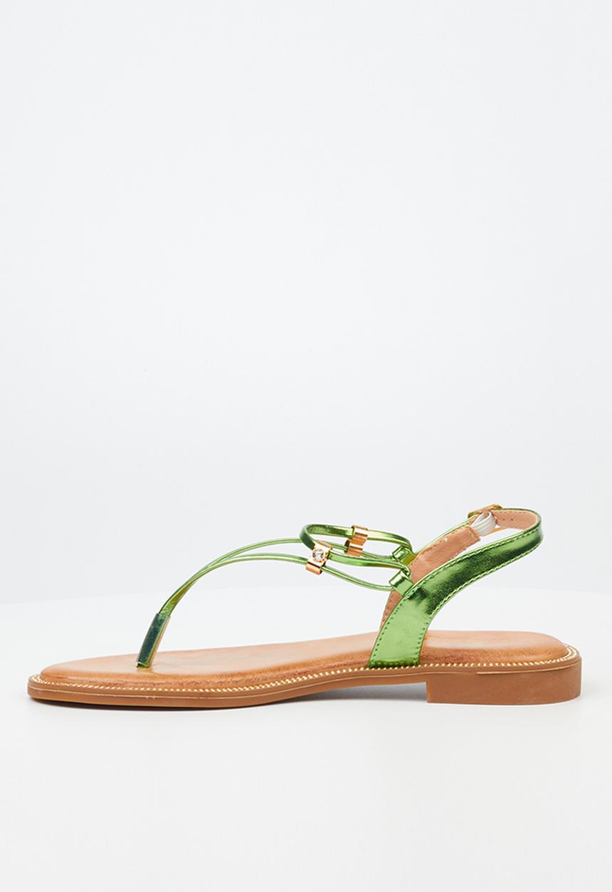Miss Black - Murano7 slingback sandal - mint