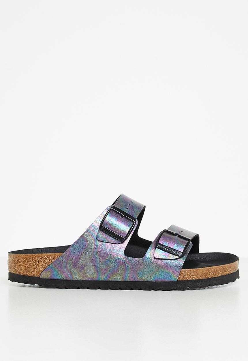 Birkenstock - Arizona microfiber veg regular - iridescent black
