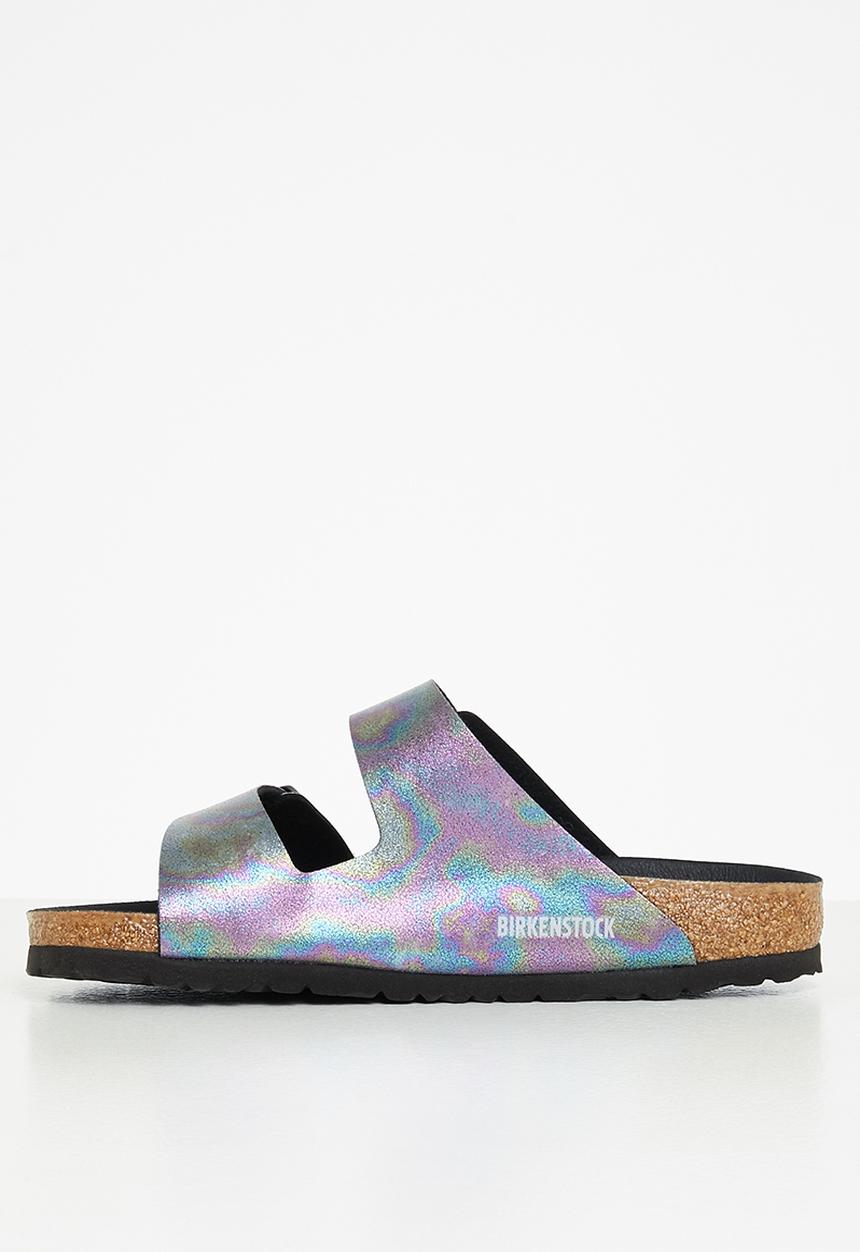 Birkenstock - Arizona microfiber veg regular - iridescent black