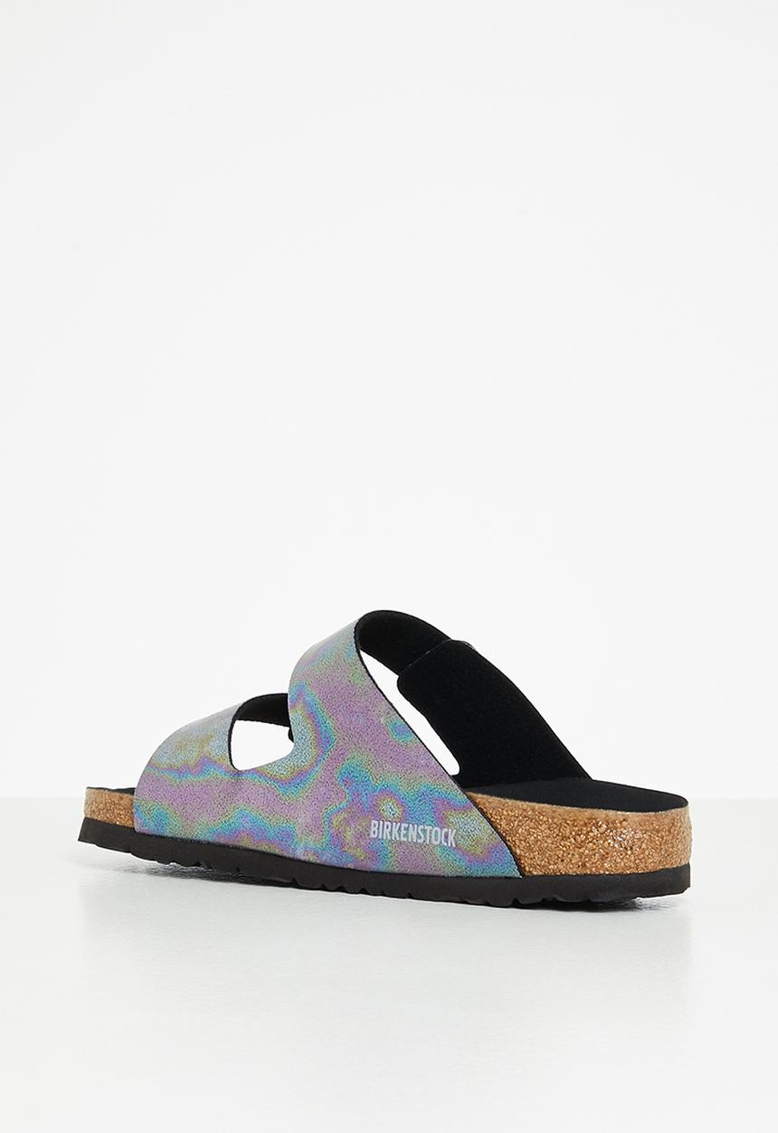 Birkenstock - Arizona microfiber veg regular - iridescent black