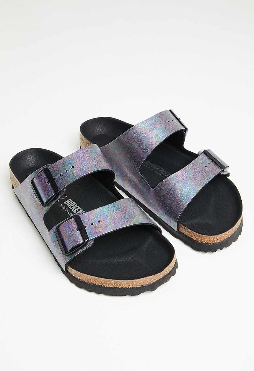 Birkenstock - Arizona microfiber veg regular - iridescent black