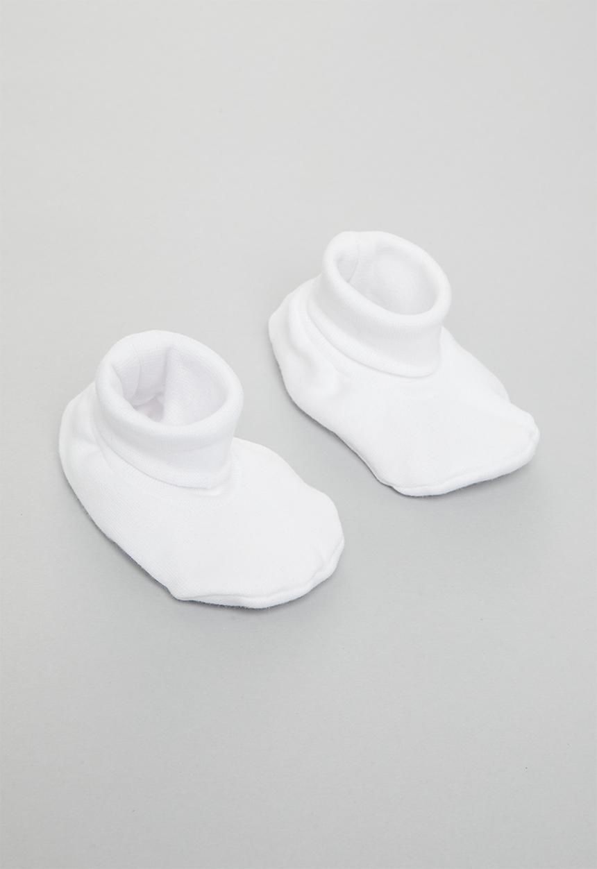 Little Lumps - Ribbed shoes - white