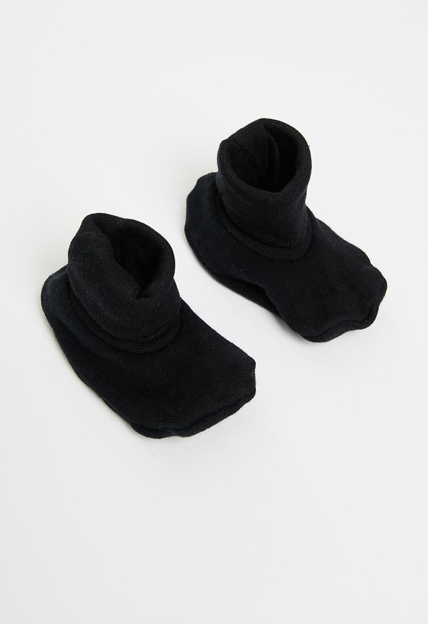 Little Lumps - Ribbed shoes - black