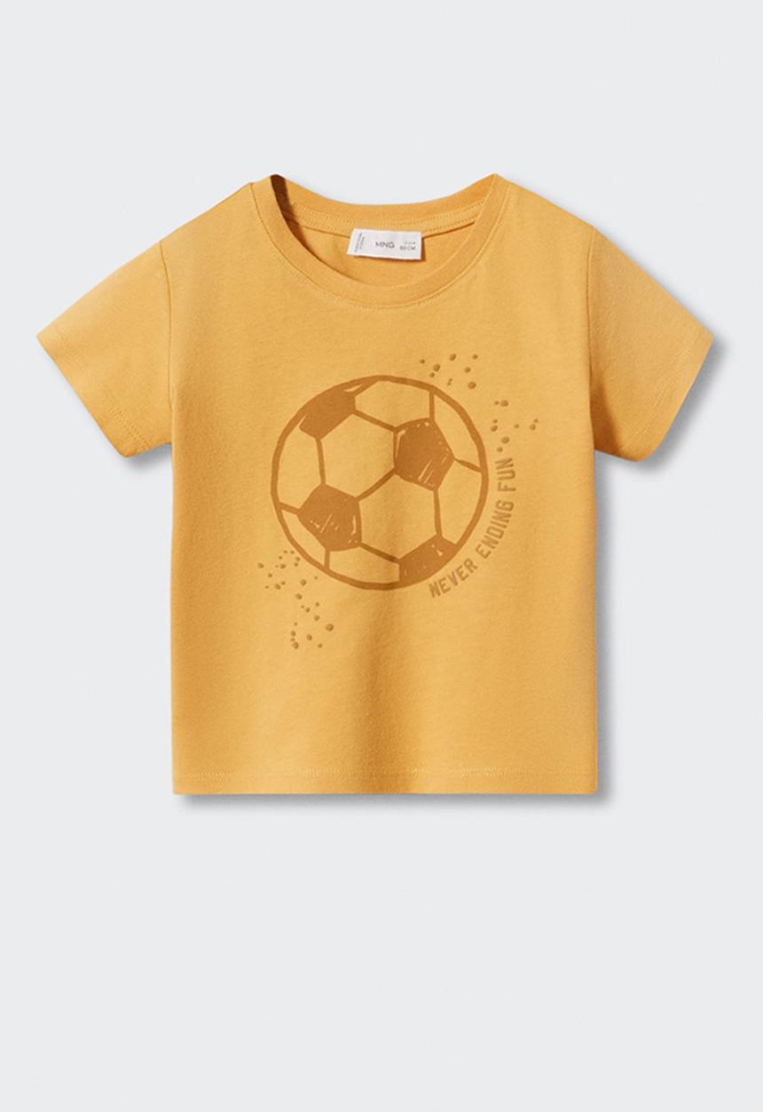 MANGO - T-shirt winner - medium yellow