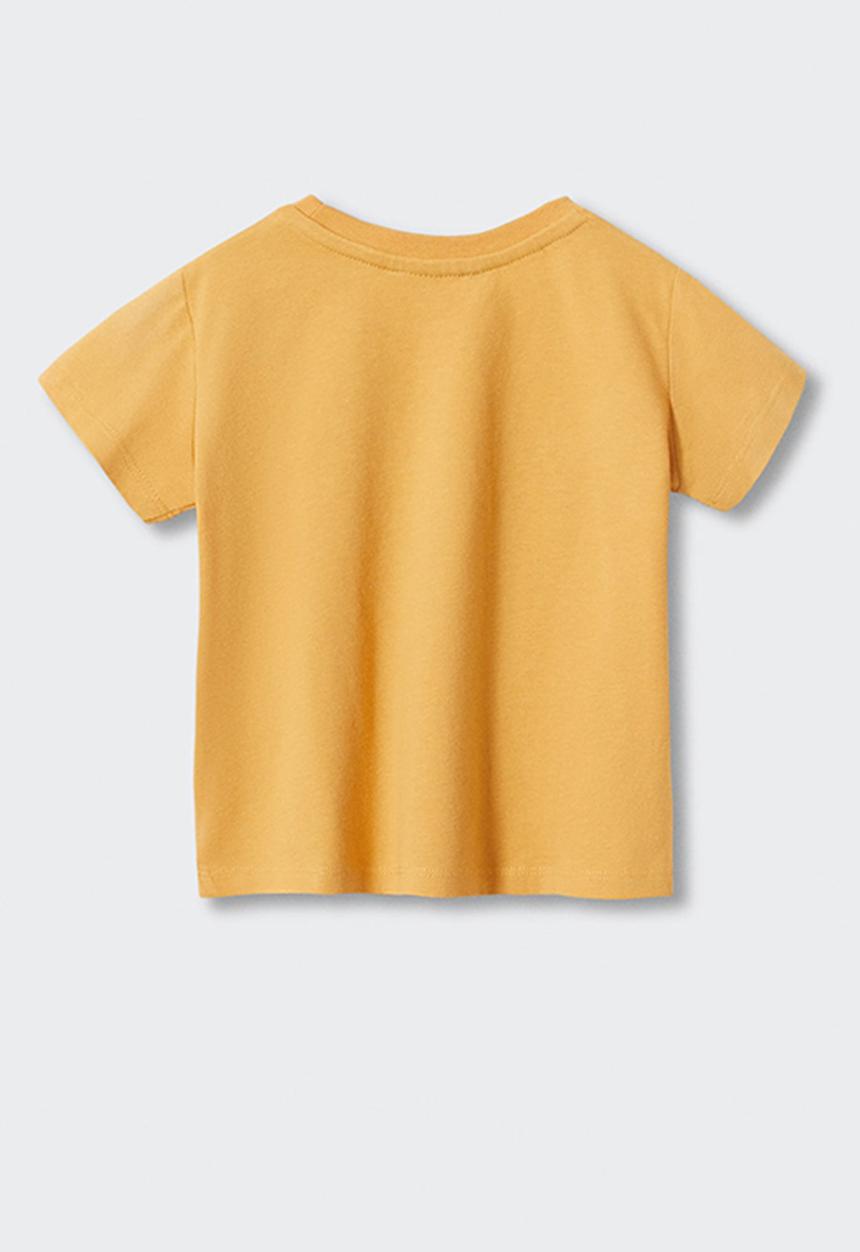 MANGO - T-shirt winner - medium yellow