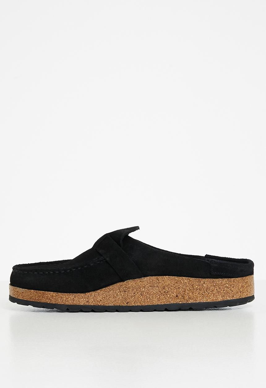 Birkenstock - Buckley suede regular - black