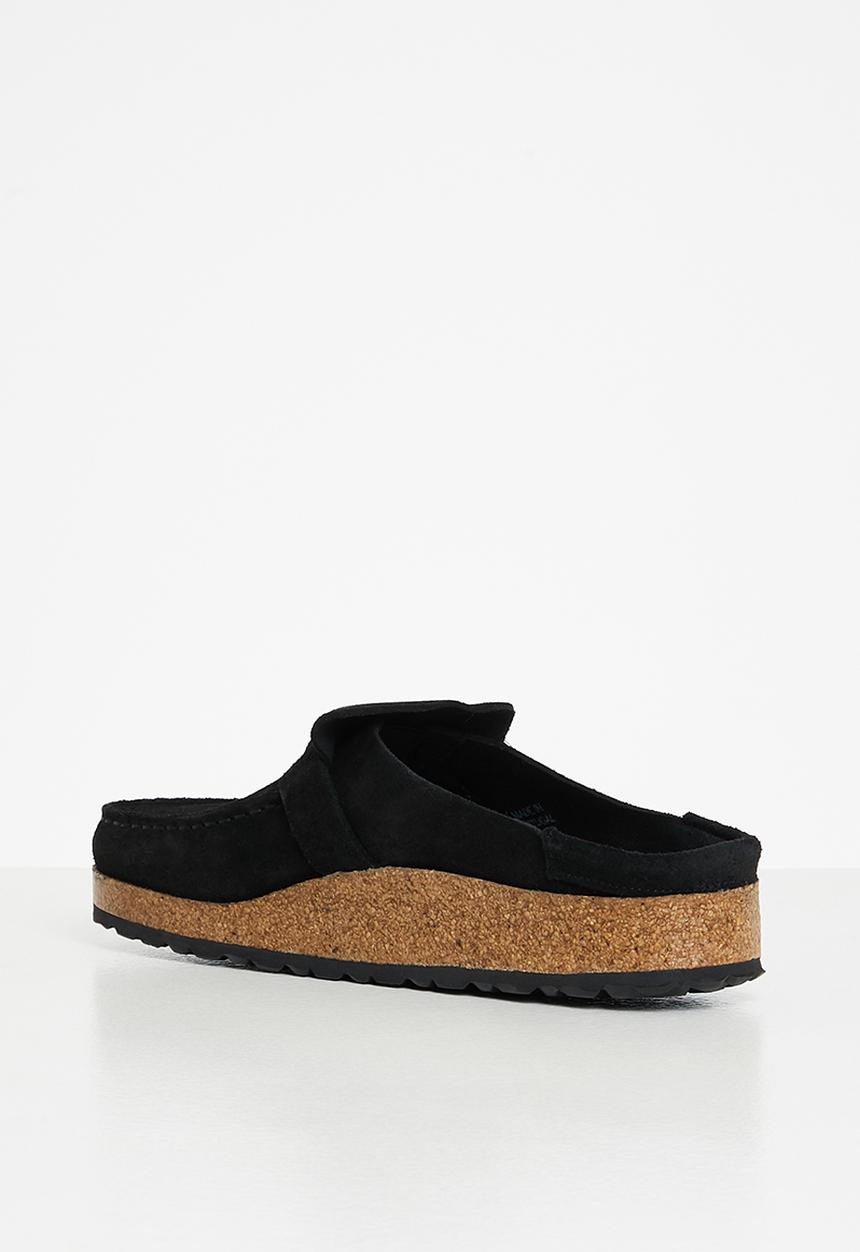 Birkenstock - Buckley suede regular - black