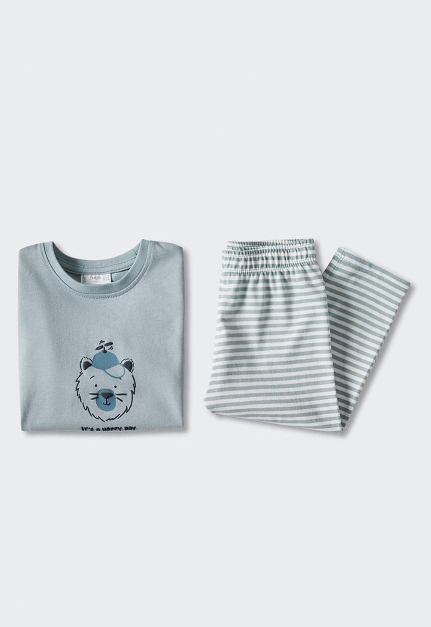 MANGO - Pyjama pack bear - light blue