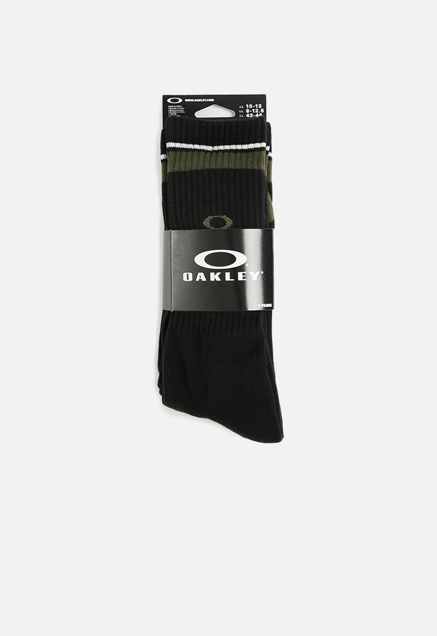 Oakley - Essential socks 3 pack - blackout