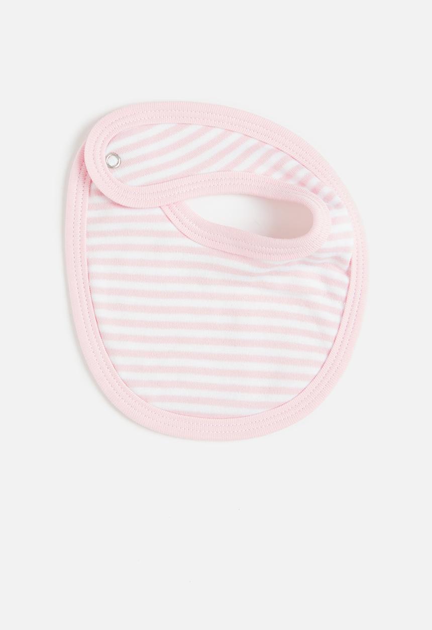 Little Lumps - Bib - pink stripe