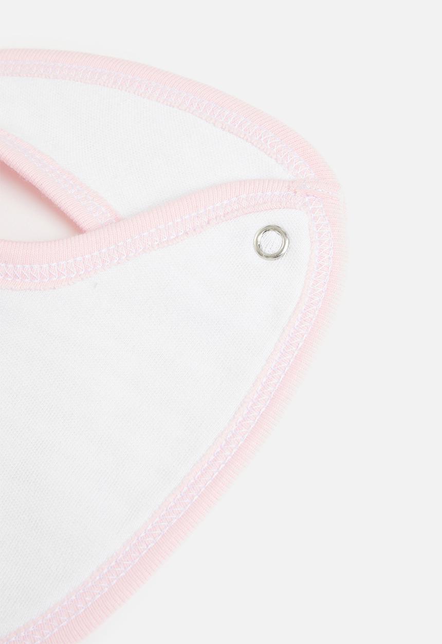 Little Lumps - Bib - pink stripe