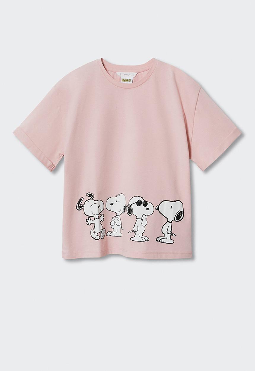 MANGO - Snoopy t-shirt - pink