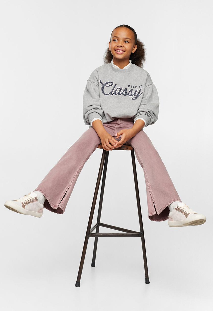 MANGO - Jeans fiona - light purple