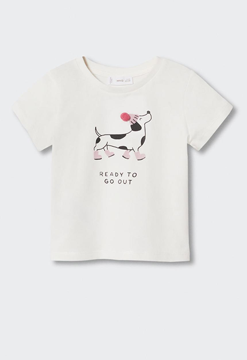 MANGO - T-shirt animals - neutral
