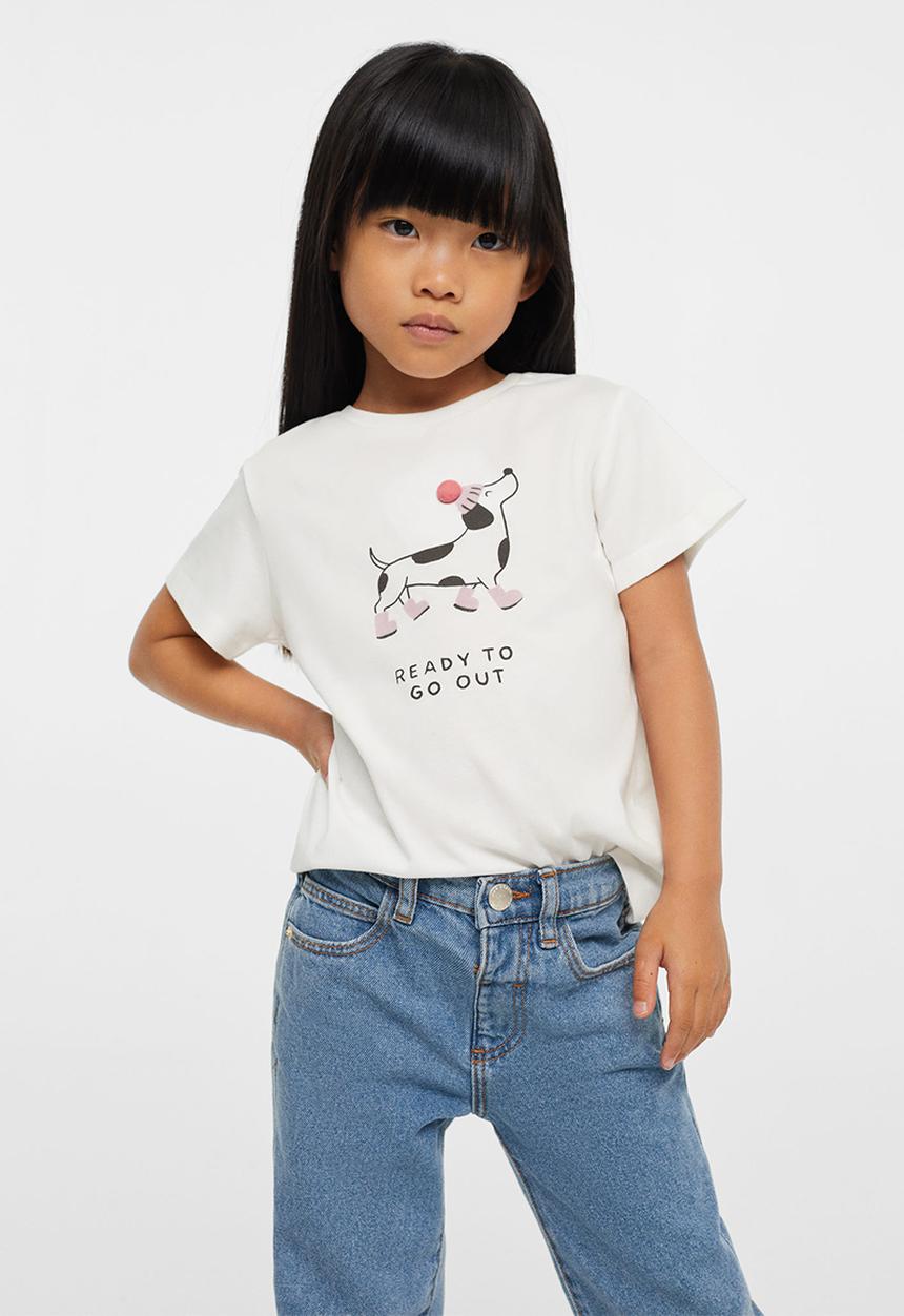 MANGO - T-shirt animals - neutral