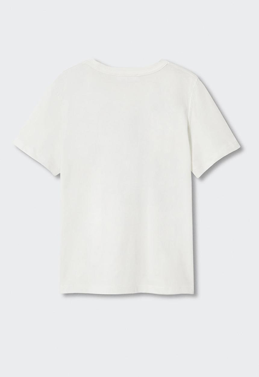 MANGO - T-shirt high - neutral