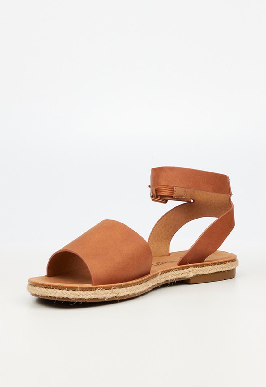 Butterfly Feet - Celia 2 ankle tie sandal - tan