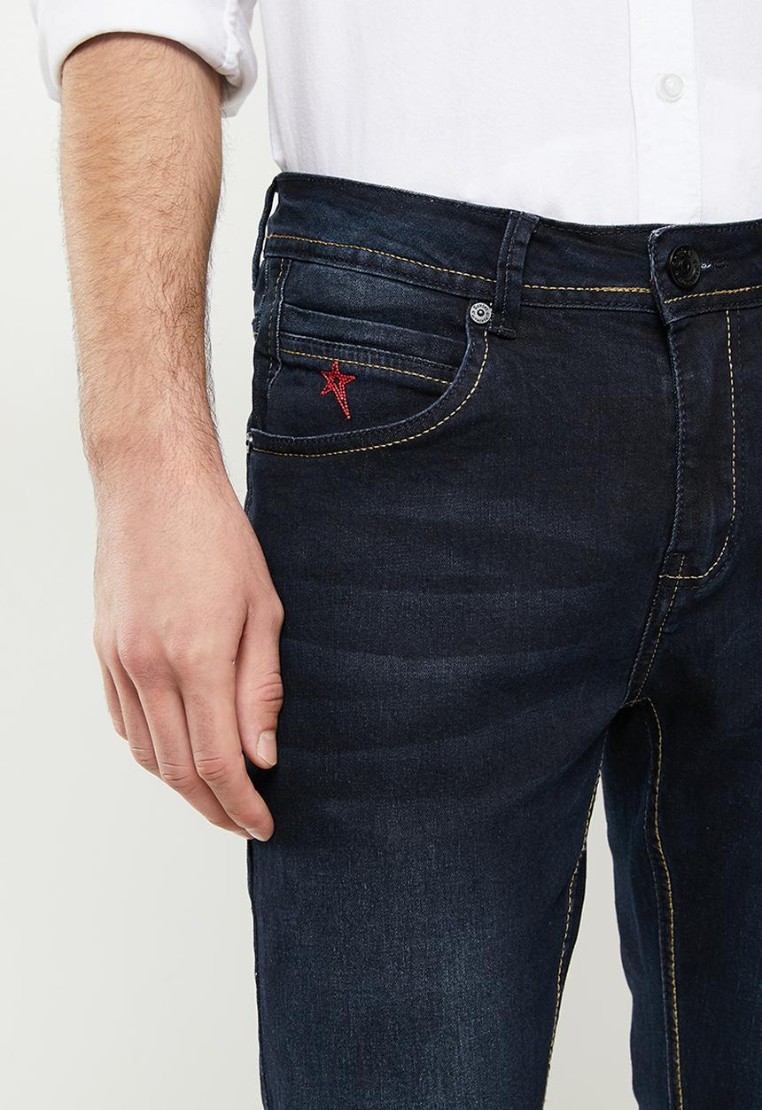 SOVIET - M harper #9 slim leg denim - blue black