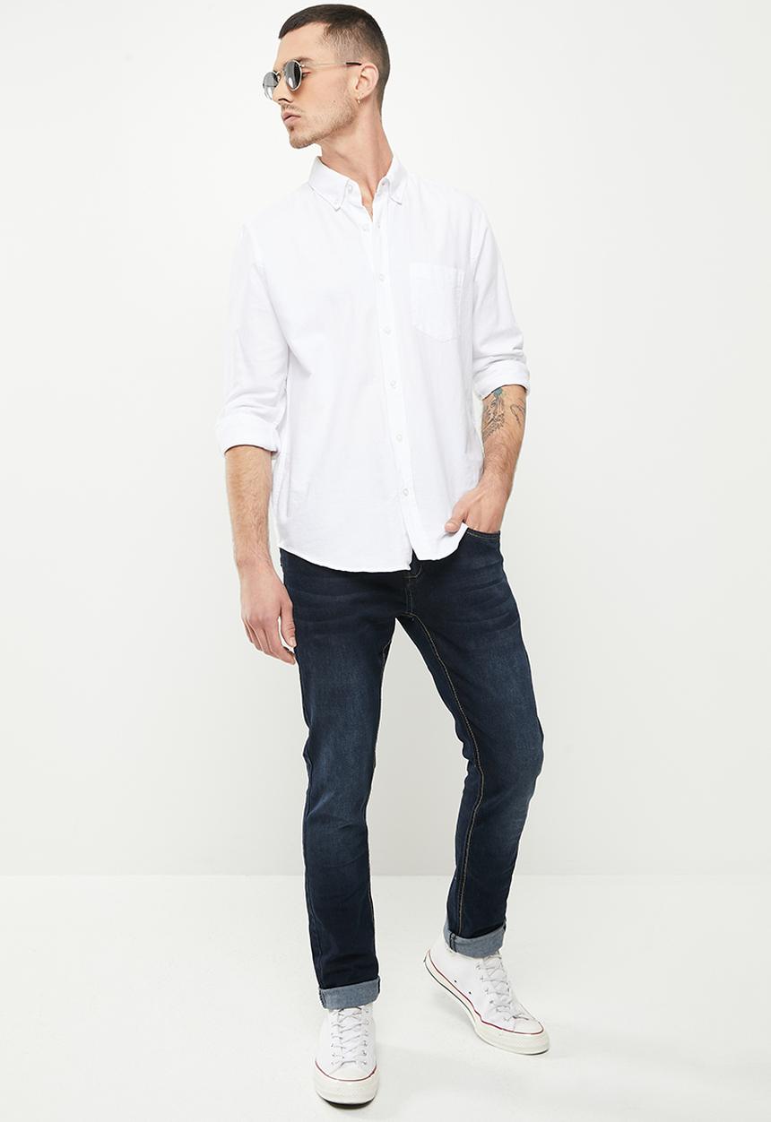 SOVIET - M harper #9 slim leg denim - blue black