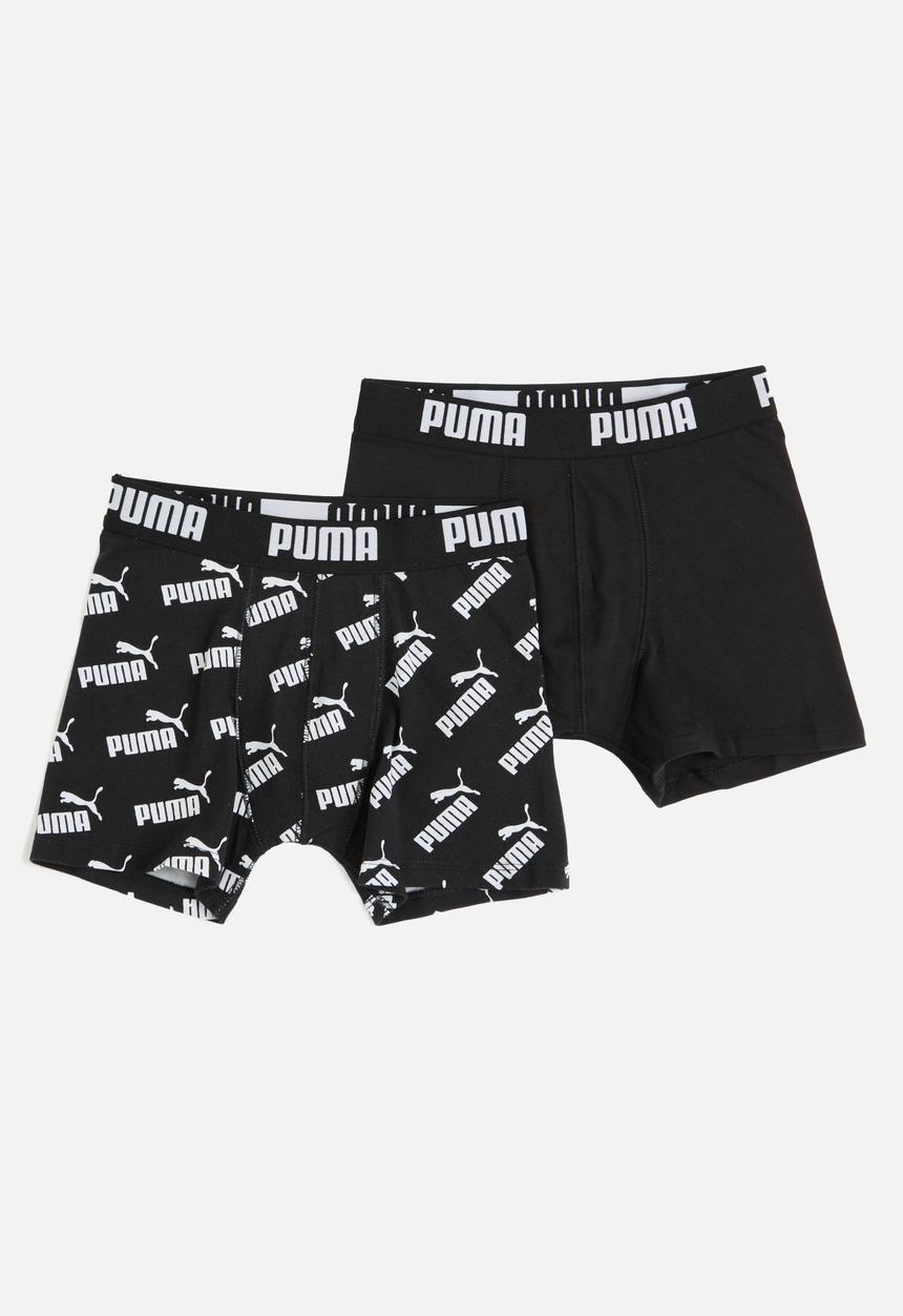 PUMA - Boys 2-pack boxer brief - black & white 