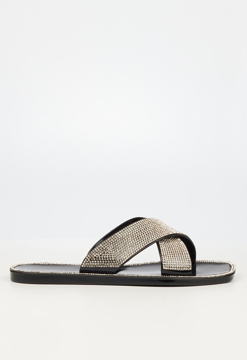 Viabeach - Cyprus 2 wrap over slide - black