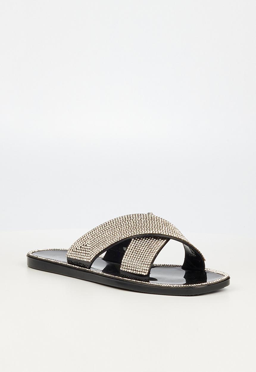 Viabeach - Cyprus 2 wrap over slide - black