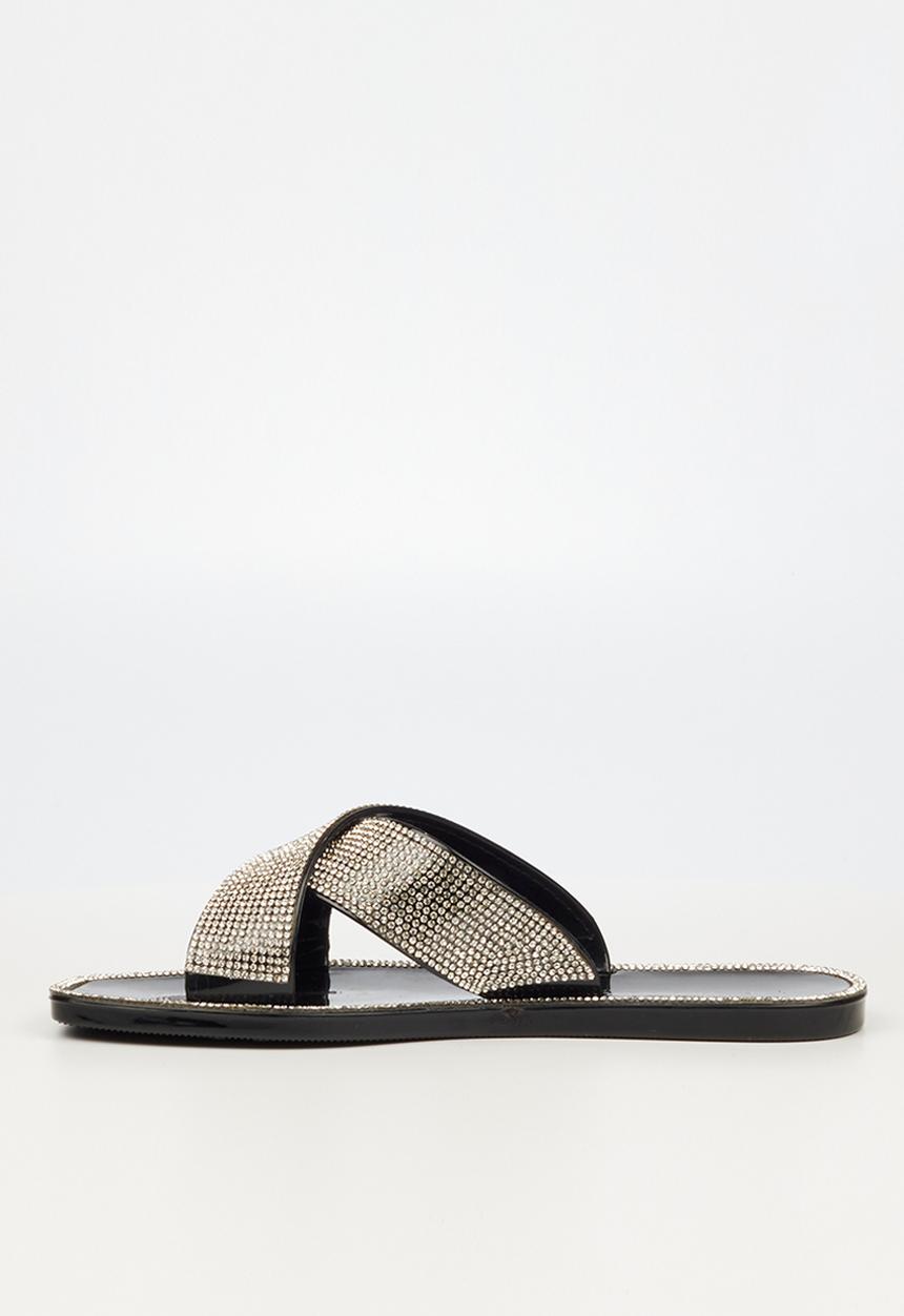 Viabeach - Cyprus 2 wrap over slide - black
