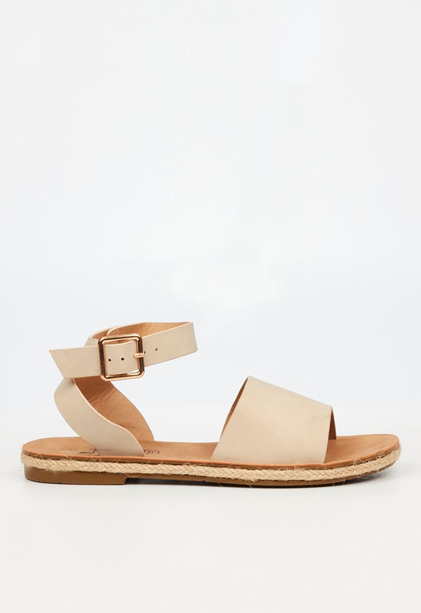 Butterfly Feet - Celia 2 ankle tie sandal - beige