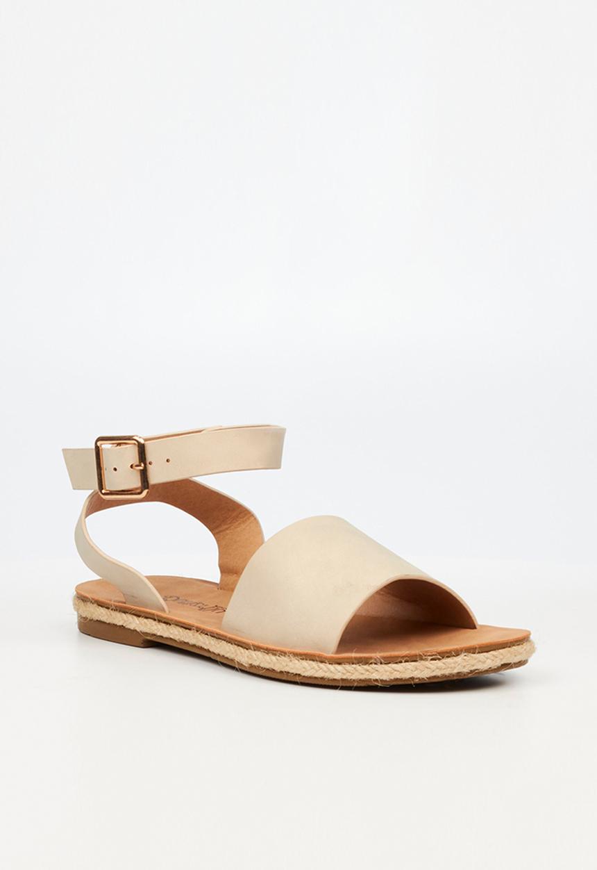 Butterfly Feet - Celia 2 ankle tie sandal - beige