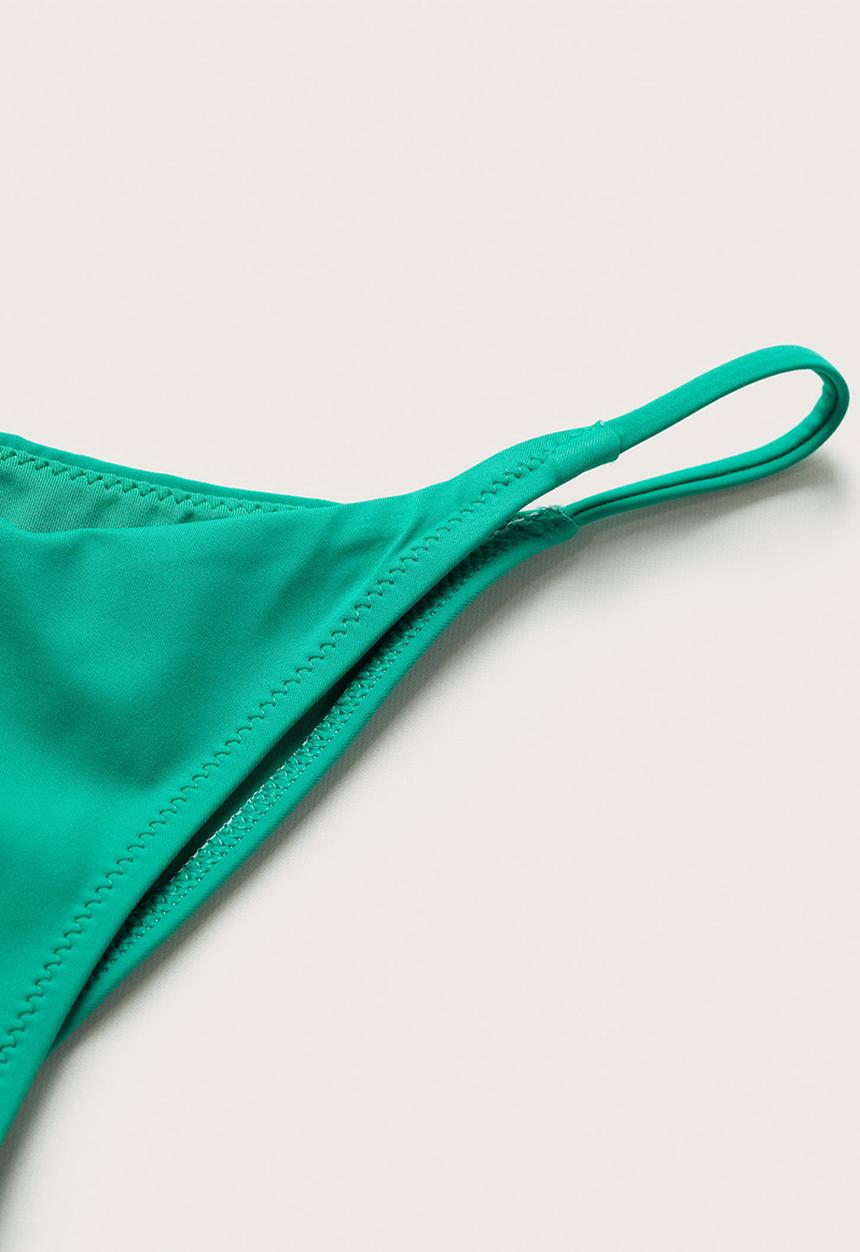 MANGO - Bikini bottom blair - green