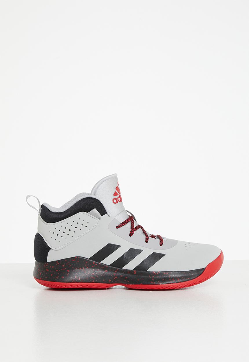 adidas Originals - Junior cross em up 5 k wide - grey two/core black/scarlet