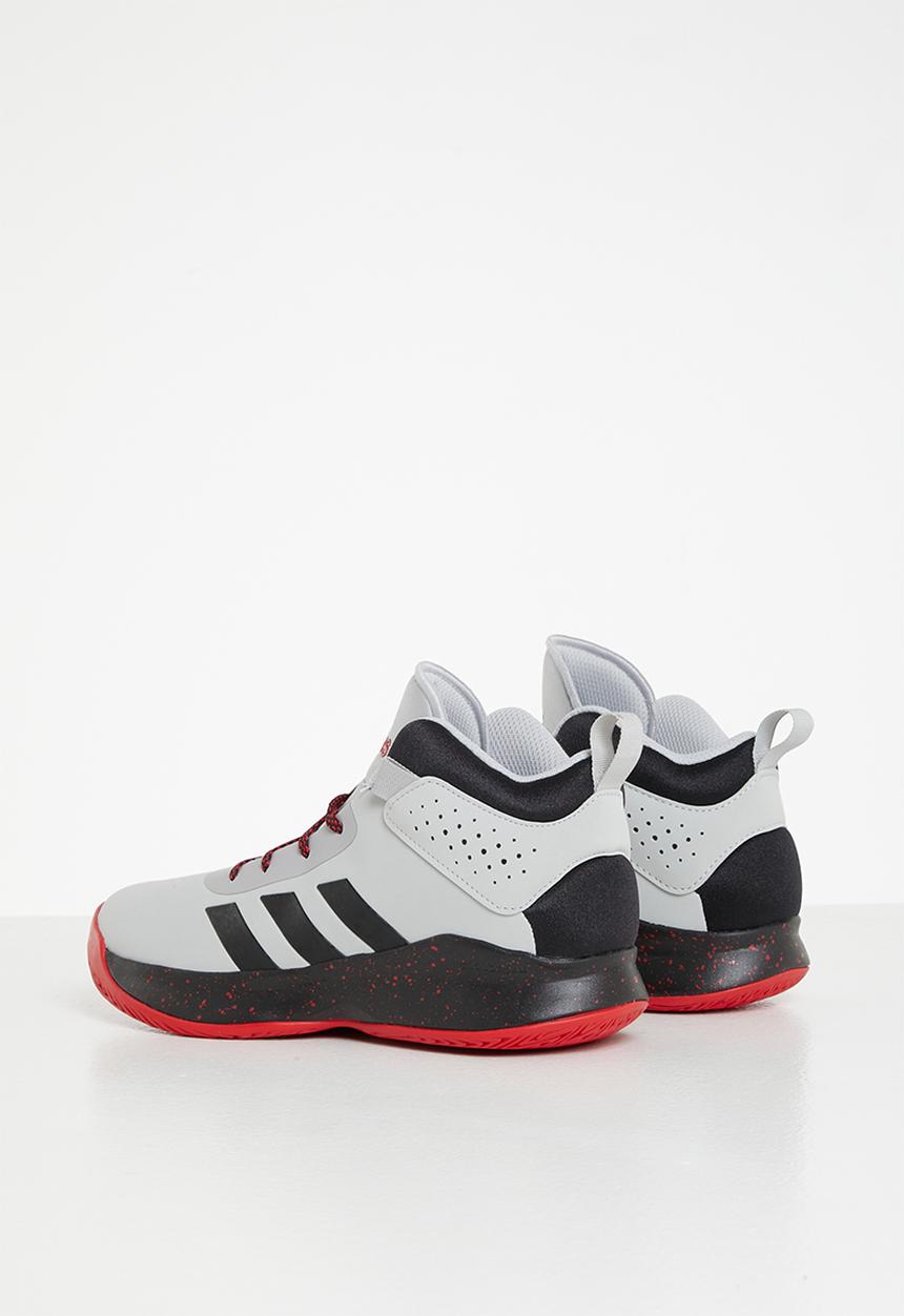 adidas Originals - Junior cross em up 5 k wide - grey two/core black/scarlet