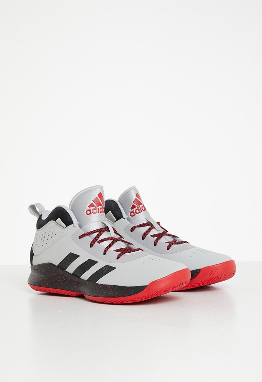 adidas Originals - Junior cross em up 5 k wide - grey two/core black/scarlet