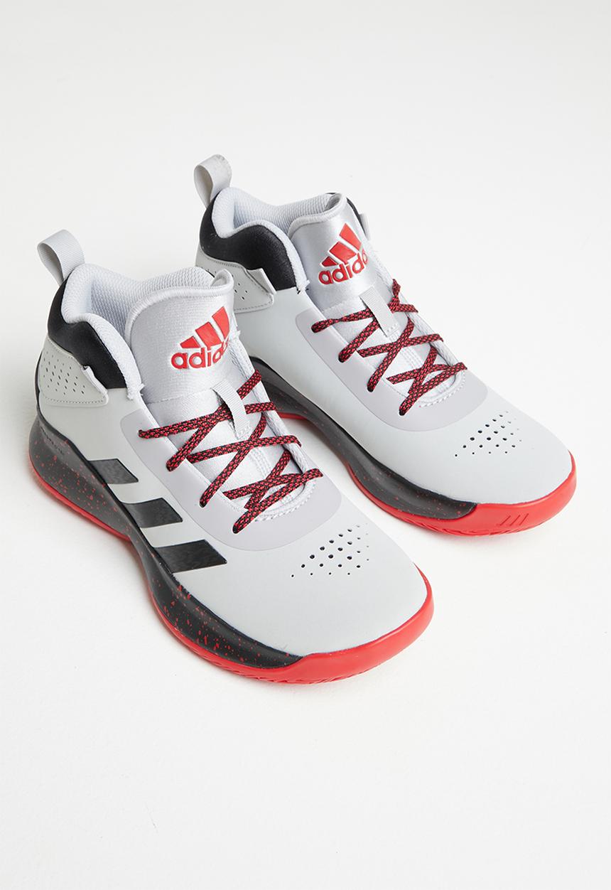 adidas Originals - Junior cross em up 5 k wide - grey two/core black/scarlet