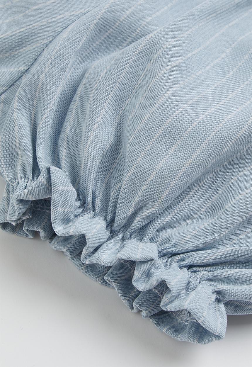 Little Lumps - Blue pin striped dress - blue