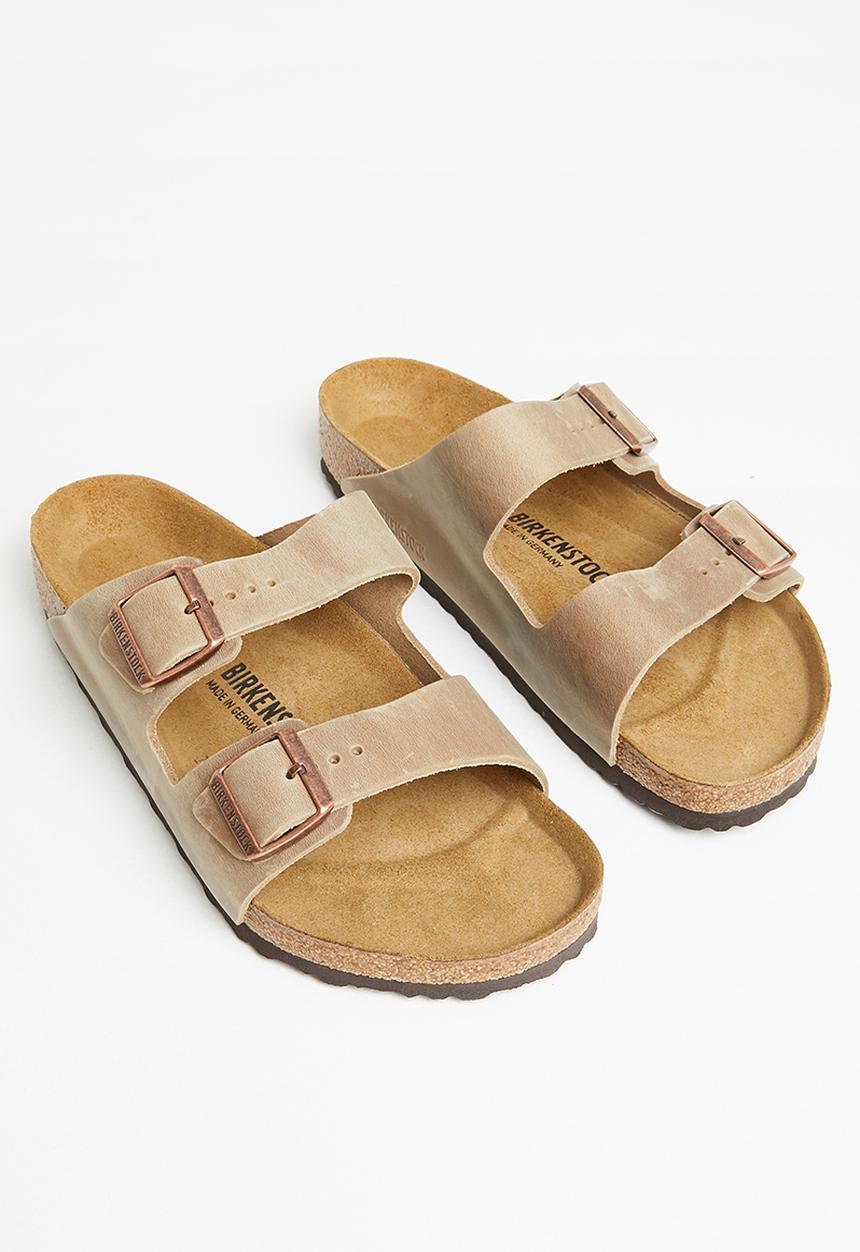 Birkenstock - Arizona nu oiled waxy leather regular - tobacco brown